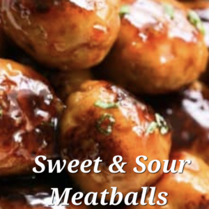sweet & sour meatballs
